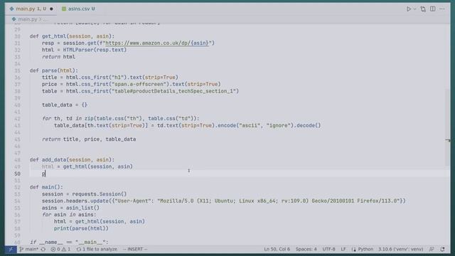 Add a Database to your Web Scraper - Full Code How to смотреть онлайн