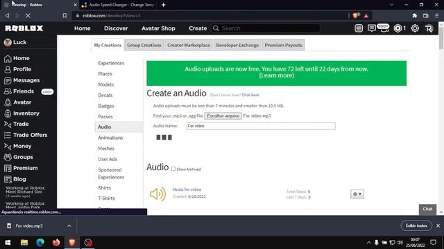 How to Upload any Music on ROBLOX in 2 Minutes! (Bypass) смотреть онлайн