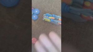 мои дикие скричеры из пластилина