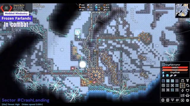 MINDUSTRY Mod Frozen Farlands - Zilo #08 CrashLanding [Threat - High] смотреть онлайн