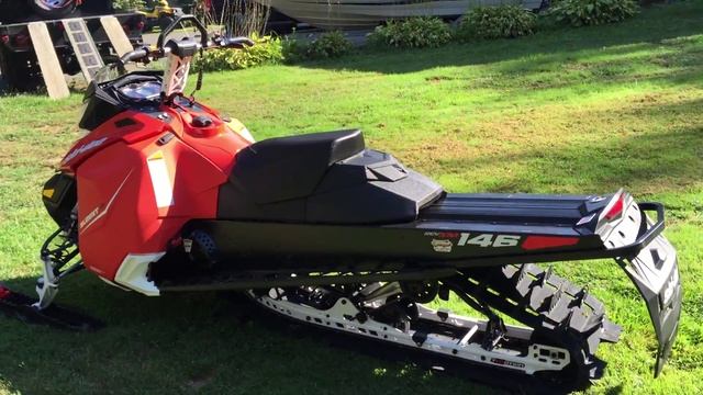 2016 Ski Doo Summit SP 800 146" Lava Red walk around смотреть онлайн
