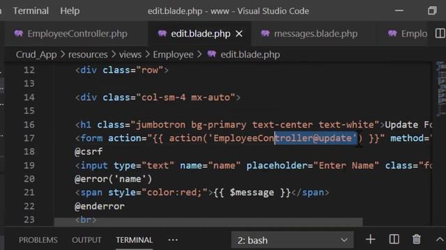 23 - UPDATE DATA IN DATABASE TABLE IN LARAVEL ( URDU / HINDI ) смотреть онлайн
