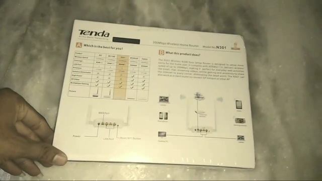 TENDA N301 ROUTER PACKING - OVERVIEW смотреть онлайн