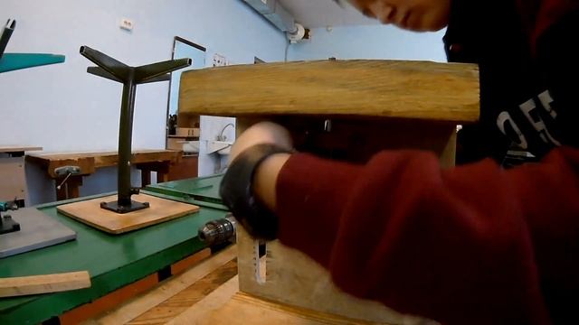 Минициркулярка из дрели. Проект на олимпиаду по технологии. смотреть онлайн