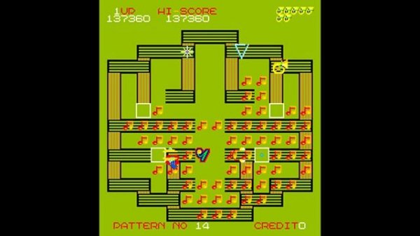 Rootin' Tootin': La-Pa-Pa (Arcade) (1983) Data East Corporation