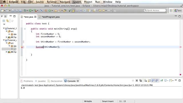 Java Tutorial for Dummies - Testing your code (Tutorial 4) смотреть онлайн