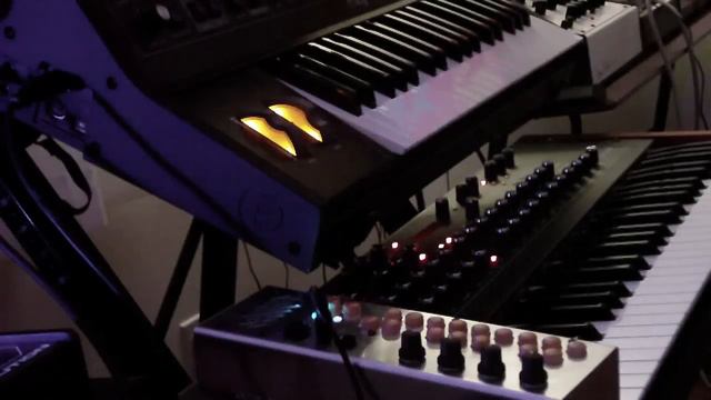 Little Phatty + Prophet 08 + Pocket Piano MIDI = Arpeggiator Fun смотреть онлайн