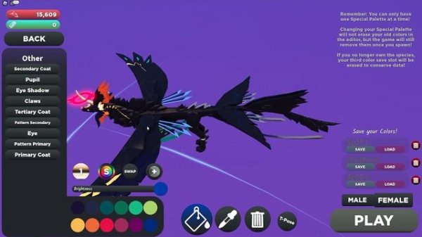 Rainbow Skins Part 4 [Creatures of Sonaria - Roblox]