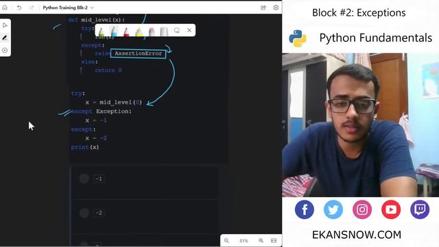PPT - Block #2 - Exceptions смотреть онлайн