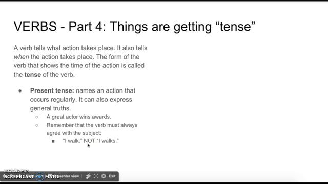 Verbs - Part 4: Present/Past Tense смотреть онлайн