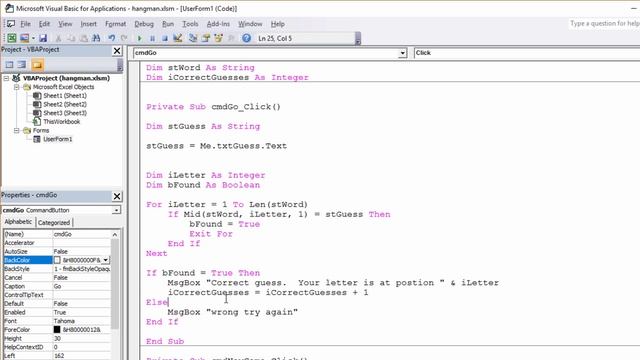 How to Make a Hangman Game with VBA. Part 6 – Keeping Score смотреть онлайн
