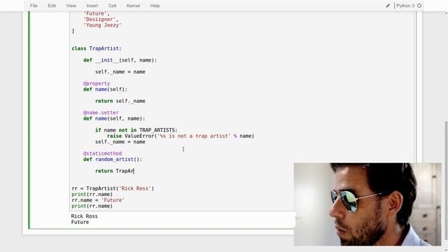 Python tricks: properties, staticmethods, and classmethods смотреть онлайн