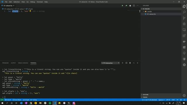 F# Basics 004 - Values смотреть онлайн