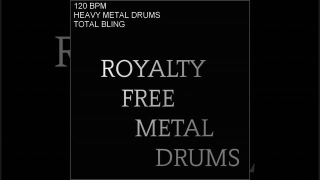 120 Bpm Heavy Metal Drums Total Bling смотреть онлайн