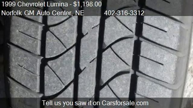 1999 Chevrolet Lumina - for sale in Norfolk, NE 68701 смотреть онлайн