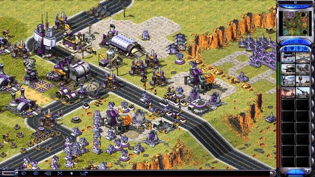 C&C Red Alert 2: 1 vs. 7 Brutal Armies - French Prism Tanks In Action (Unholy Alliance) смотреть онлайн
