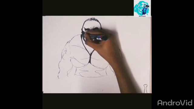 DRAWING BROCK LESNAR WITH MARKER