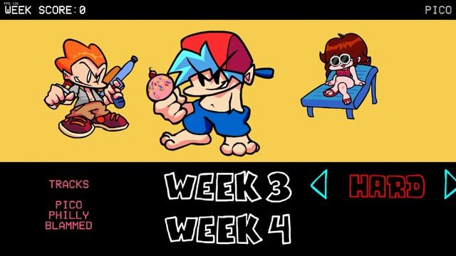 Friday Night Funkin Summer Vacations UPDATE (Weeks 1-4) (HARD) смотреть онлайн
