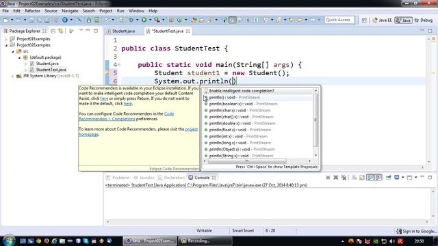 Java Tutorial - 16 - Creating Constructors in Java смотреть онлайн