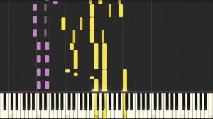 Undertale | Death by Glamour (Mettaton EX Theme) | Synthesia Piano Tutorial