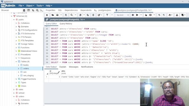 PostgreSQL JSONB usage - How to create, update, delete and search JSONBs смотреть онлайн