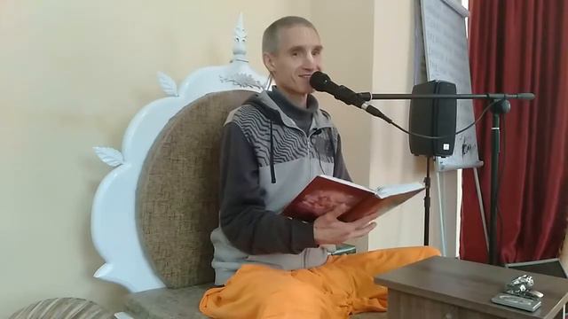 Е.М Сарвагья прабху, вечерний класс по Шримад-Бхагаватам смотреть онлайн
