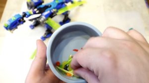 Боевой динозавр из Лего! Конструктор LEGO NINJAGO 71711 Кибердракон Джея