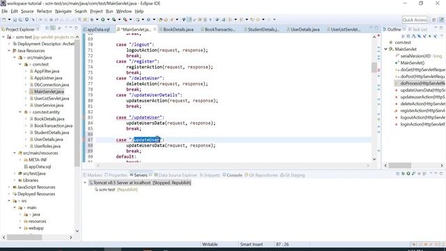 Part1 Library Management project development using Servlet, JSP and JPA смотреть онлайн