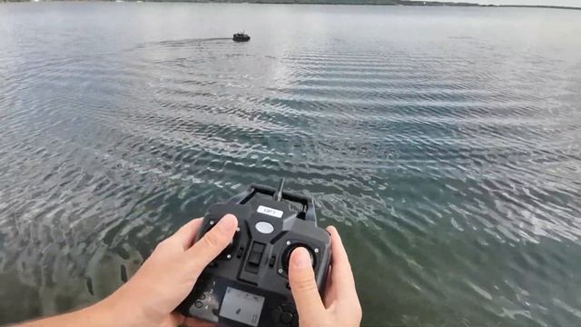ТЕСТ китайского прикормочного кораблика V18 GPS RC,автоматический возврат, двойной двигатель, 500 м смотреть онлайн