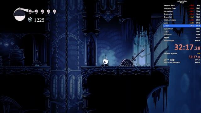 Hollow knight speedrun any% 1.04.43 смотреть онлайн