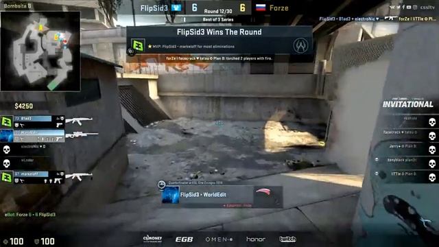 forZe vs FlipSide, map 2 overpass, SL i-League Invitational Shanghai 2017 CIS Qualifier смотреть онлайн