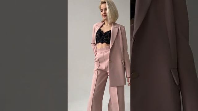 Костюм жакет и брюки палаццо LBD смотреть онлайн