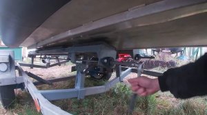 Роликовые ложементы на лодочный прицеп #пвхлодка#риб360 #роликовыеложементы #лодочныйприцеплав