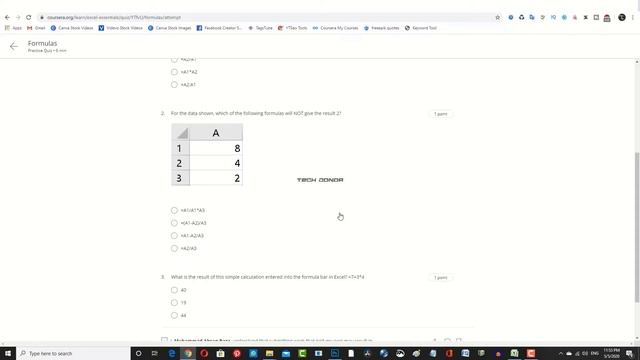 Week 2 | Formulas Quiz Solution | Excel Skills for Business Essentials | Get 100% Grade смотреть онлайн