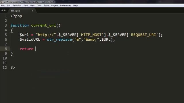 Get Current Page URL in PHP смотреть онлайн