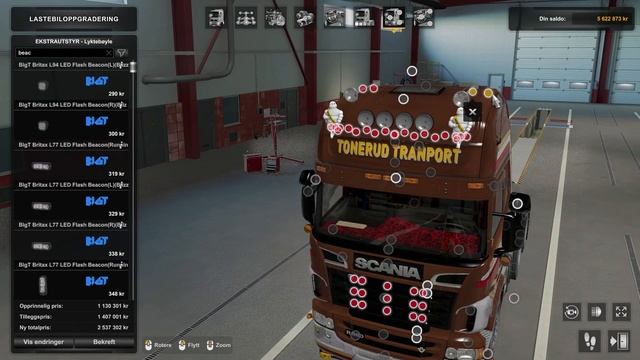 ETS2 [1.46] Tuning Scania R580 Tonerud смотреть онлайн