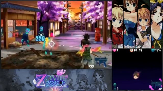 Zombie Panic in Wonderland DX | Walkthrough Español | Parte 1 ¿Donde estaran los kibidango? смотреть онлайн