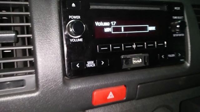 How to connect USB to Radio of Toyota Hiace 2018,How to connect usb music Radio Hiace, смотреть онлайн