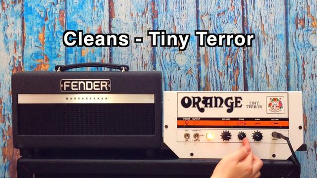Fender Bassbreaker Vs Orange Tiny Terror смотреть онлайн
