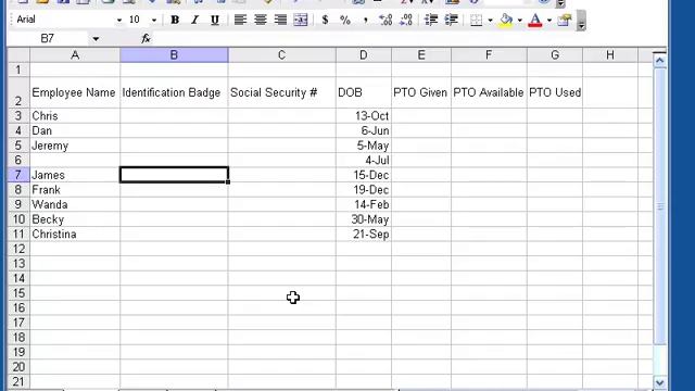 MS Excel 2003 Basic (Data and Content formatting "Rows, columns,worksheets") Lesson - 6 смотреть онлайн