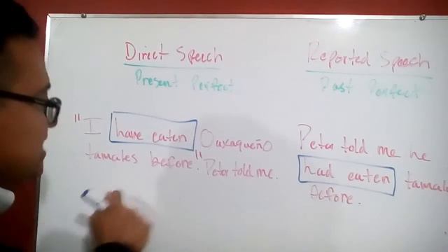 Reported speech present perfect made easy (teacher.tino) смотреть онлайн