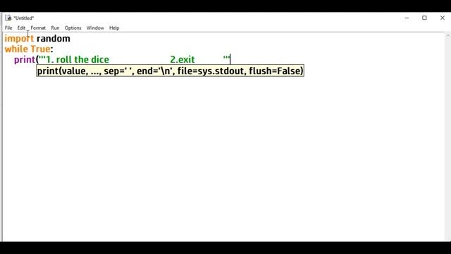 Dice Roll Simulation Using Python - Python Game Development Series смотреть онлайн