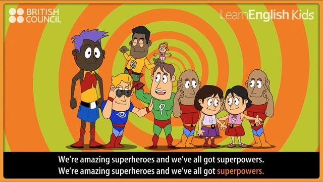 Amazing Superheroes   LearnEnglish Kids   British Council