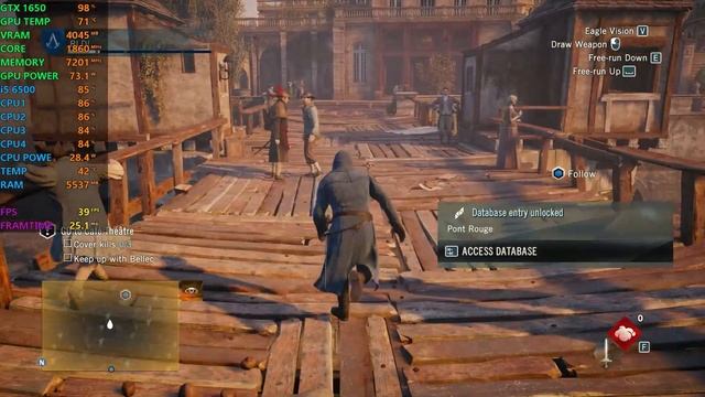 Assassin's Creed Unity | i5 6500 | GTX 1650 4GB | 8GB RAM | Ultra High | 1080p | 1440p смотреть онлайн