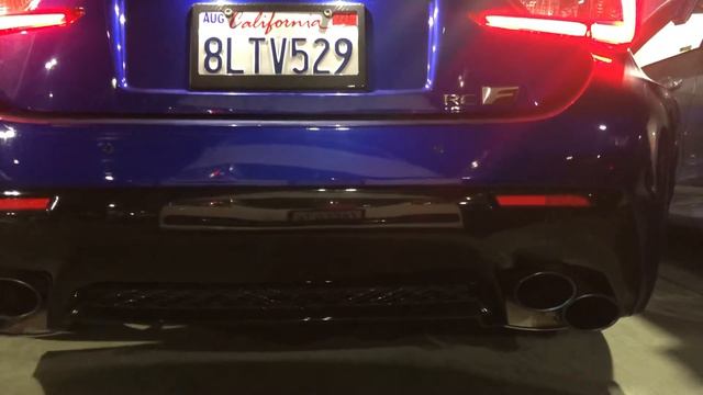 2015 LEXUS RC F INVIDIA EXHAUST COLD START смотреть онлайн