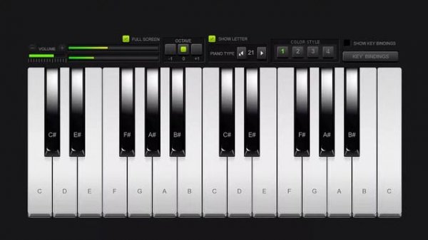 Virtu Piano - HTML5 Virtual Piano