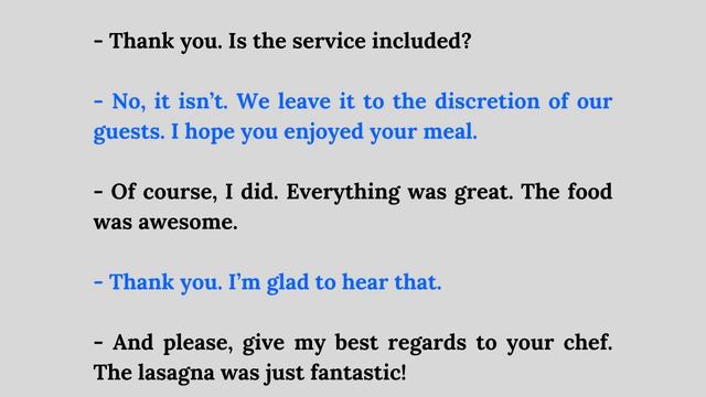 Диалоги на английском 4# Restaurant bill payment смотреть онлайн