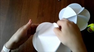 Шар из бумаги своими руками/декоративный шар.