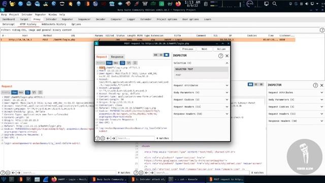 Wordpress Brute Force Attack (Burpsuite ve Hydra) смотреть онлайн
