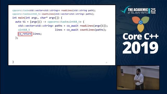 Core C++ 2019 :: Yehezkel Bernat :: Coroutines - the future of future (and more) смотреть онлайн